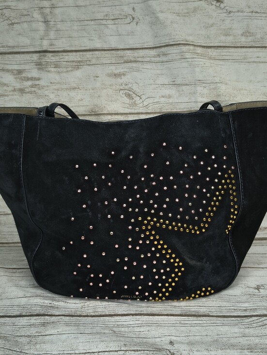 Jimmy Choo Handbags - Jimmy Choo Stevie Hobo Bag Black Suede